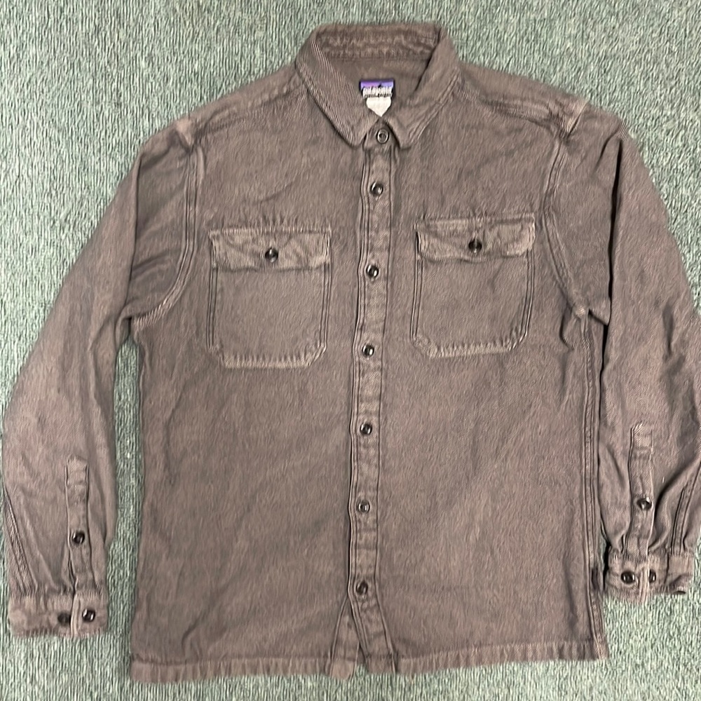 Patagonia Charcoal Flannel Shirt